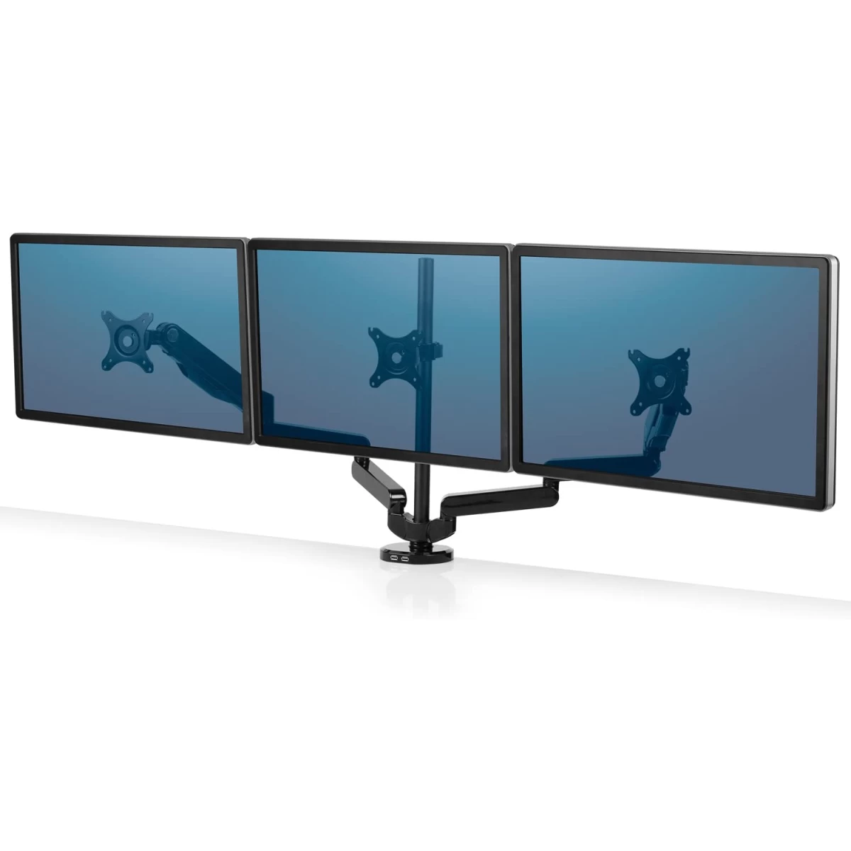 Fellowes Platinum Series Triple Monitor ARM Black Fellowes Platinum Series Triple Monitor ARM Black